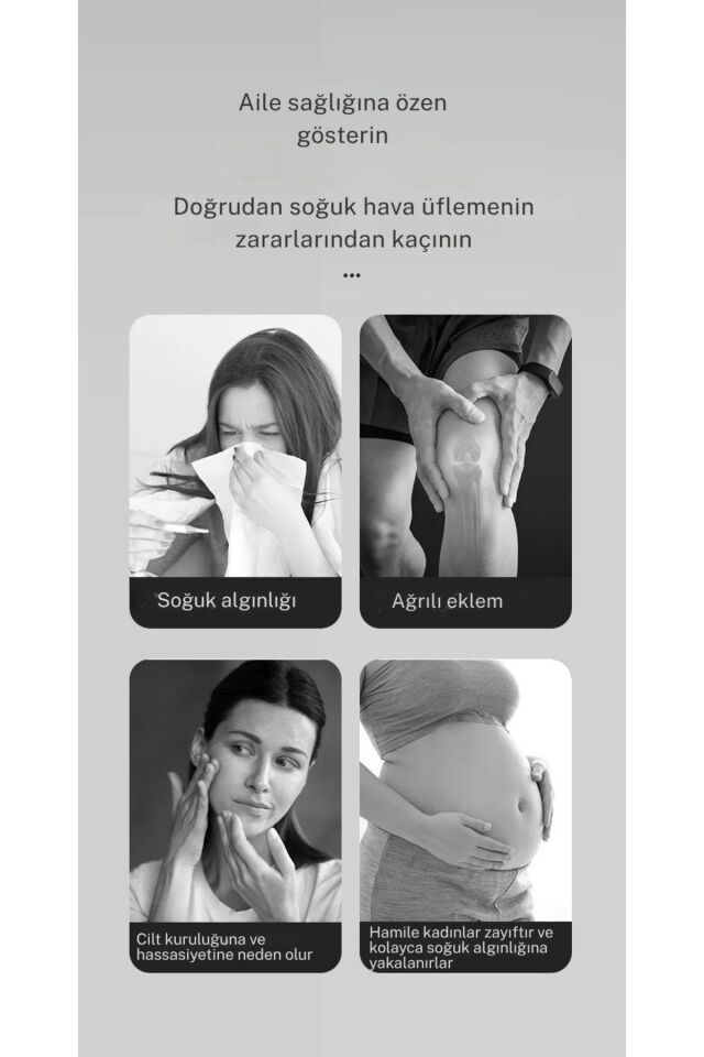 Klima Hava Deflektörü Yönlendirici Şeffaf Ayarlanabilir Klima Siperliği Çarpma Önleyici