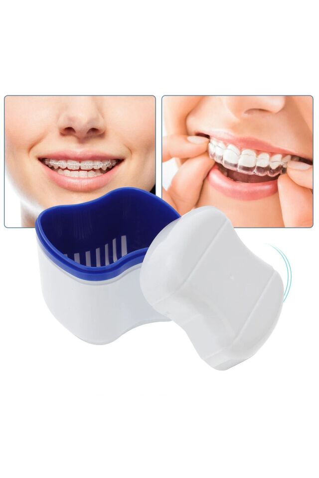 Çok Fonksiyonlu Diş Protezleri Ve Diş Telleri İçin Temizleme Kutusu Dental Cihaz Kutusu