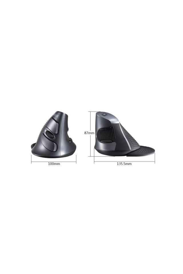 Kablosuz Dikey Mouse Sessiz 6 Tuşlu 800/1200/1600 DPI Bilek Destekli Ergonomik-Delux M618gx