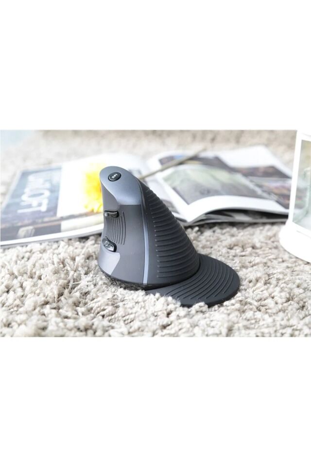 Kablosuz Dikey Mouse Sessiz 6 Tuşlu 800/1200/1600 DPI Bilek Destekli Ergonomik-Delux M618gx