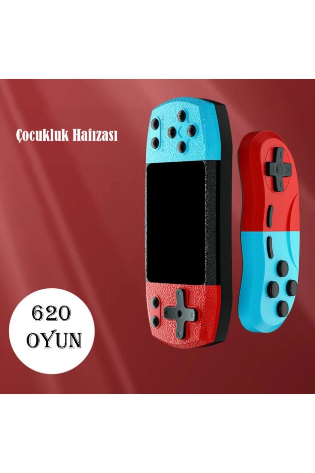 Retro El Atarisi 620 Klasik Oyun 2 Kişilik Tv Yansıtma Gamebox Mario Mini Video Oyun Konsolu