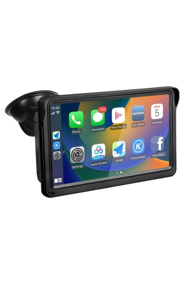 7İnç CarPlay&Android Auto Kablosuz Tak Çalıştır Multimedya Taşınır Apple Carplay MirrorLink