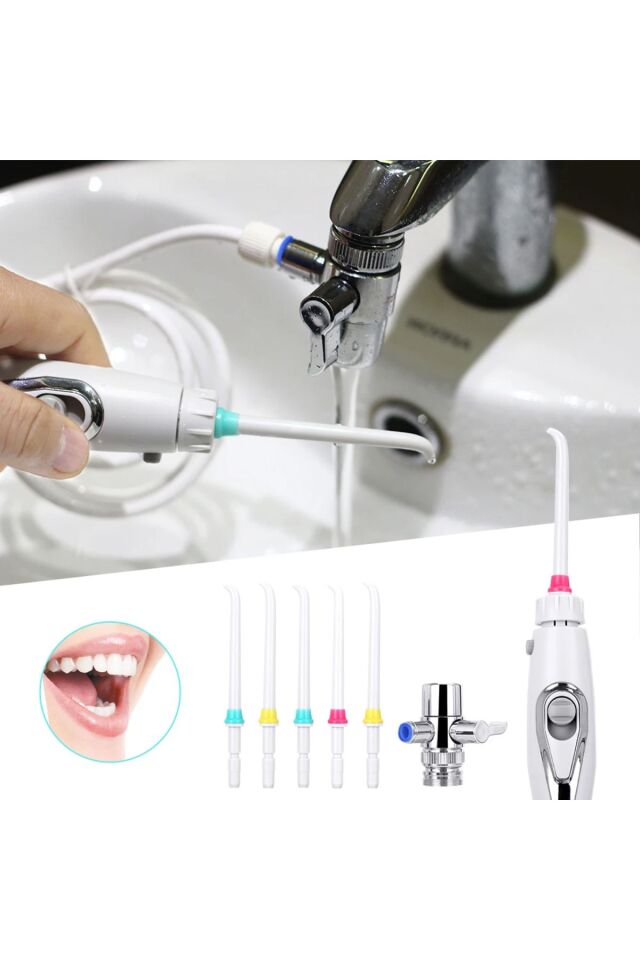 Tazyikli Diş Duşu Ağız Diş Bakımı Diş Temizliği Oral İrigatör Aile Boyu