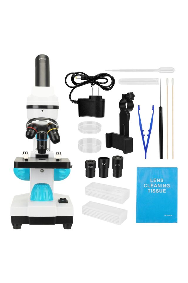 2000X Hd Dijital Monoküler Mikroskop Kiti Laboratuvar Usb