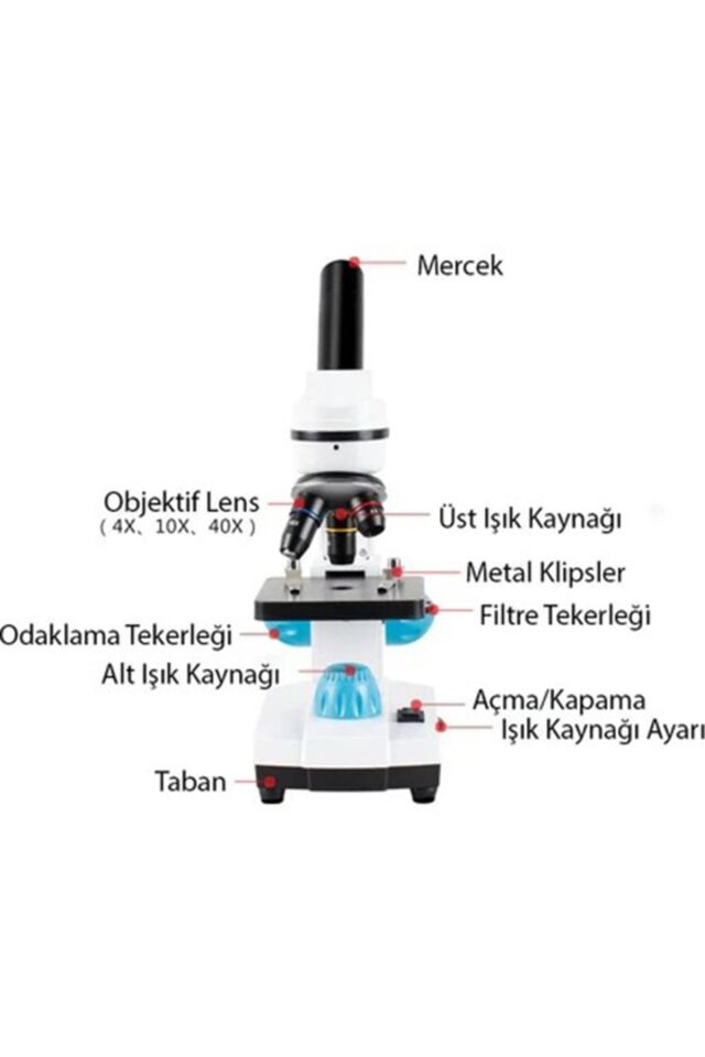 2000X Hd Dijital Monoküler Mikroskop Kiti Laboratuvar Usb