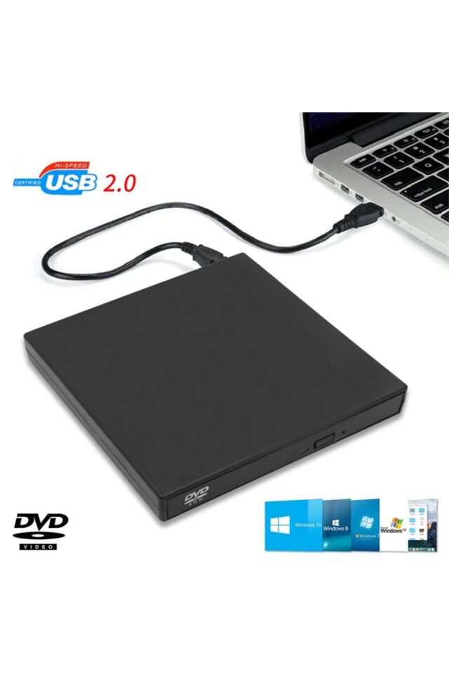 Harici CD-RW sürücü DVD-ROM Oynatıcı Harici Usb 2.0 Cd Dvd Yazıcı Okuyucu