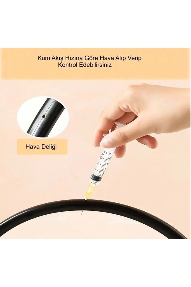 3D Kum Saati Sanatsal Rahatlatıcı Kum Sanatı Derin Deniz Akan Kum Hareketli Kum Sanatı