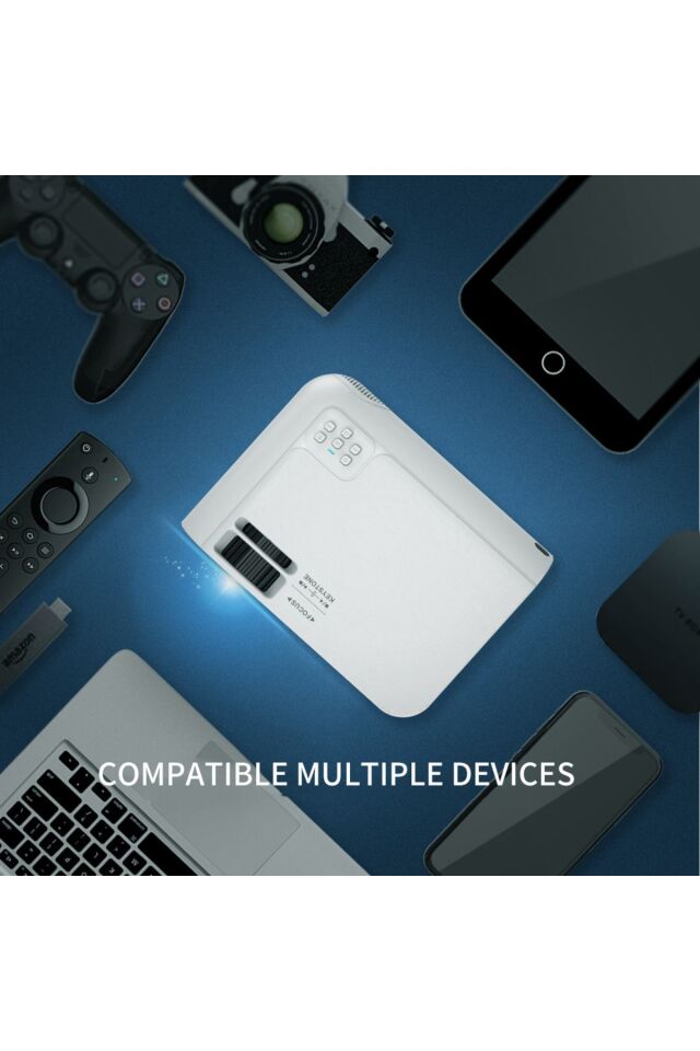 Mini Taşınabilir Projeksiyon Cinevizyon Full HD Wifi Ekran  Yansıtma Screen Mirror 1280x720