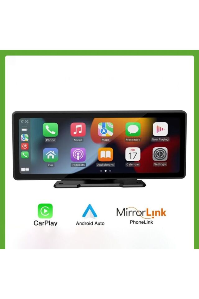 Carplay Tak Çalıştır Apple Kablosuz Android Auto Ekran Araç 10.2İnç