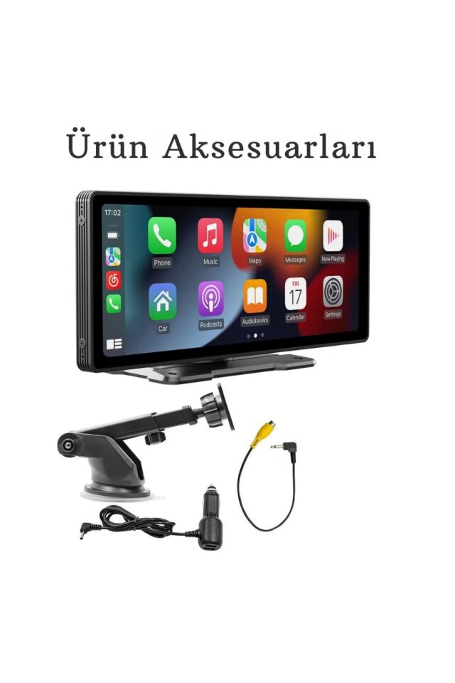 Carplay Tak Çalıştır Apple Kablosuz Android Auto Ekran Araç 10.2İnç