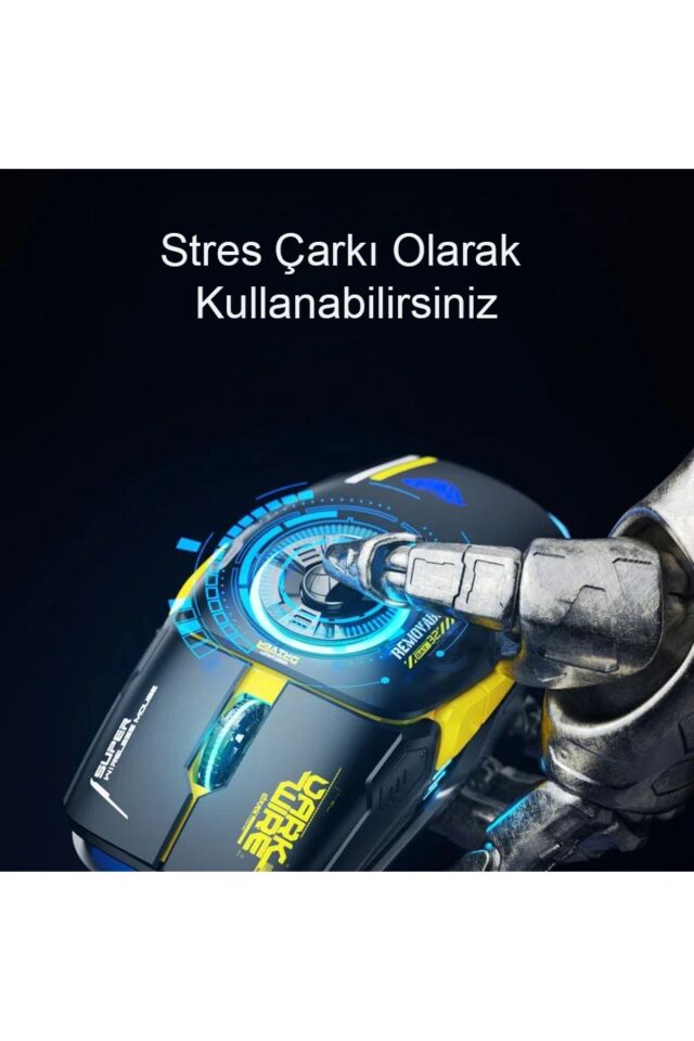 Aula H530 Gaming Mouse Stres Çarkı Oyuncu Mouse Fare Rgb Kablosuz Wireless Matte