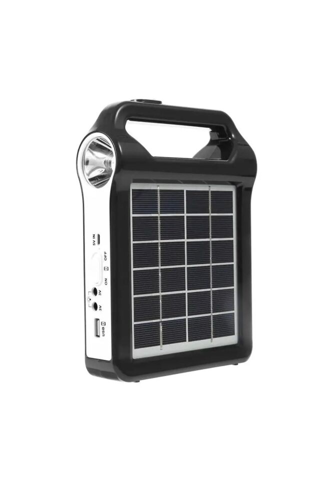 Kamp Lambası Solar El Feneri Güneş Enerjili Kamp Feneri Şarjlı Powerbank Kamp Çadır Lambası