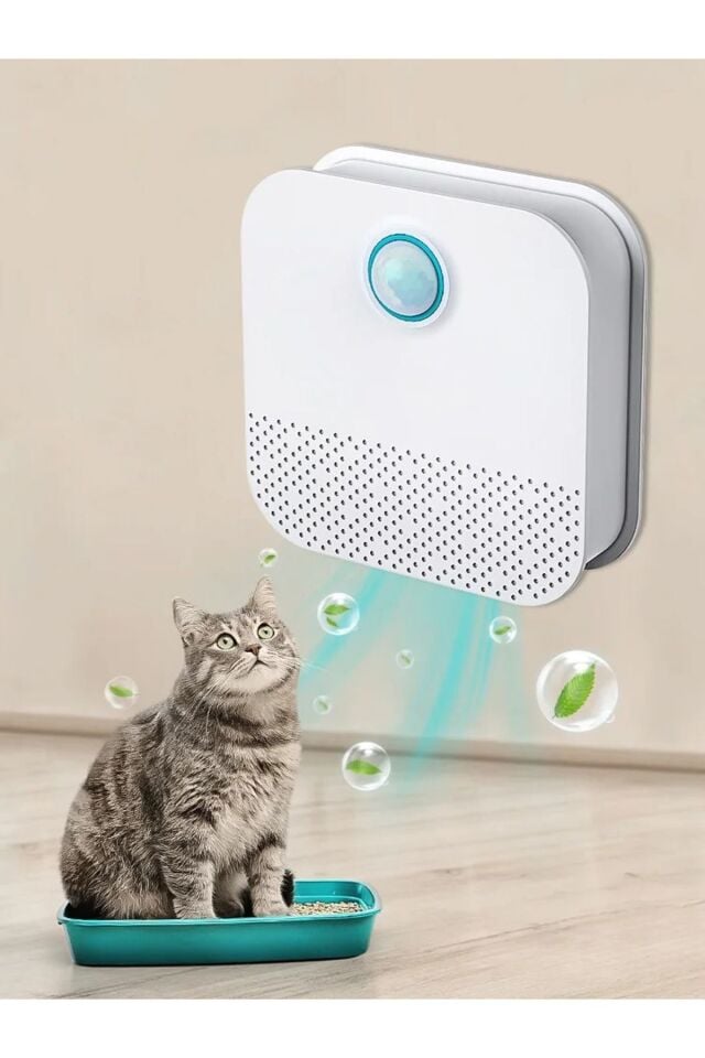 Akıllı Koku Giderici Kedi Tuvaleti Sterilizasyon Hava Temizleyici Evcil Hayvan Koku Önleyici