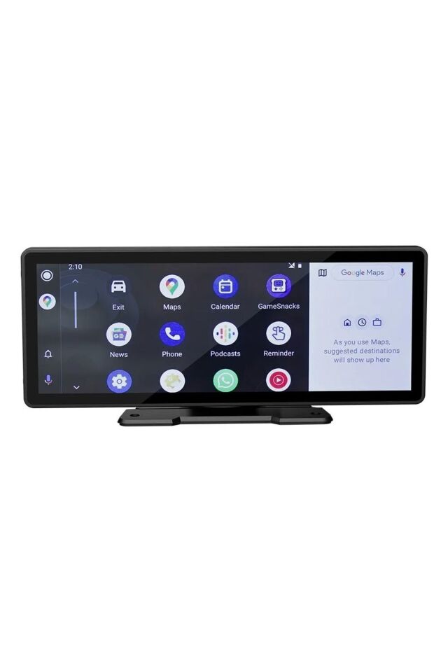 Tak Çalıştır Carplay Apple Android Auto Ekran Kablosuz 10.2İnç Araç Araba Ekran Navigasyon
