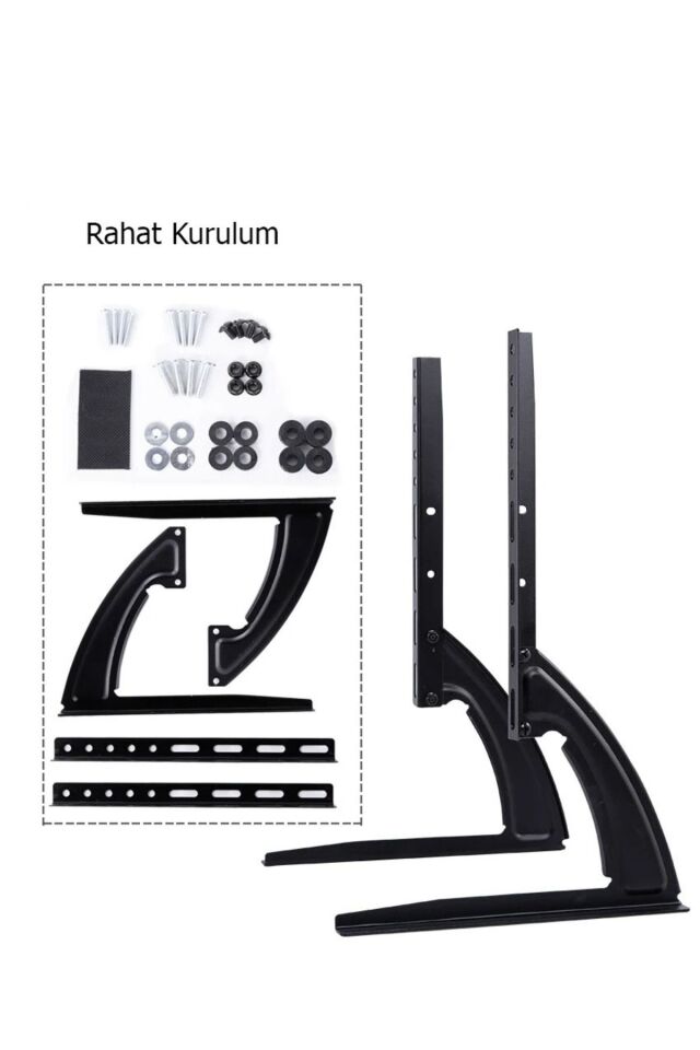 Tv Stand Masaüstü Stand 32-75inç Sabit Tv Yükseltme Lcd Taban Braketi Mönitör Lcd Led