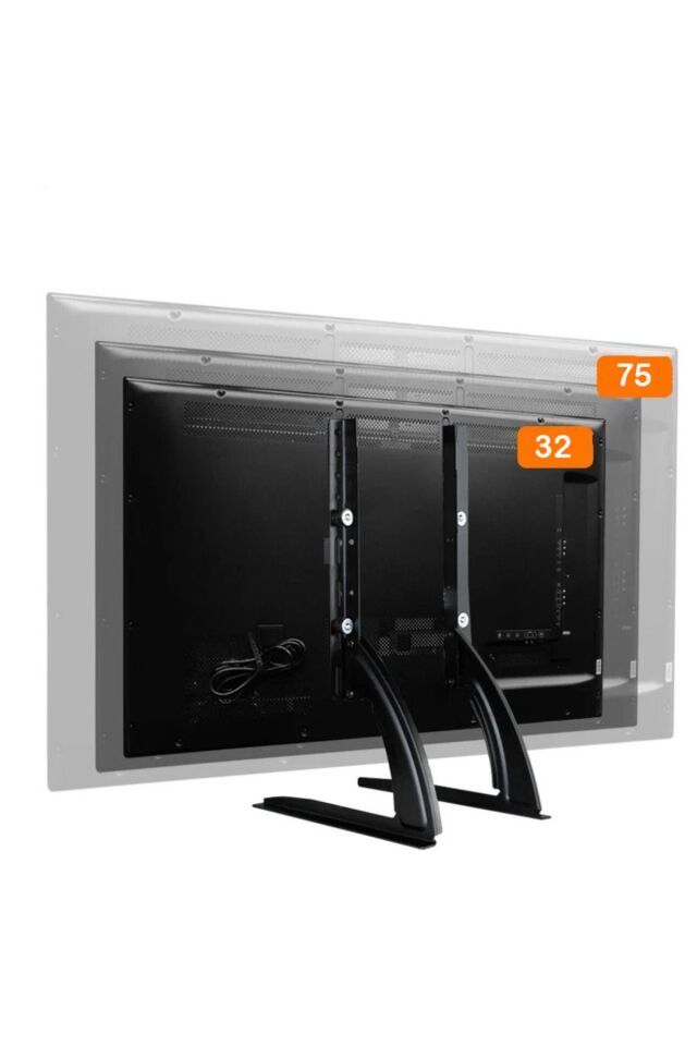Tv Stand Masaüstü Stand 32-75inç Sabit Tv Yükseltme Lcd Taban Braketi Mönitör Lcd Led
