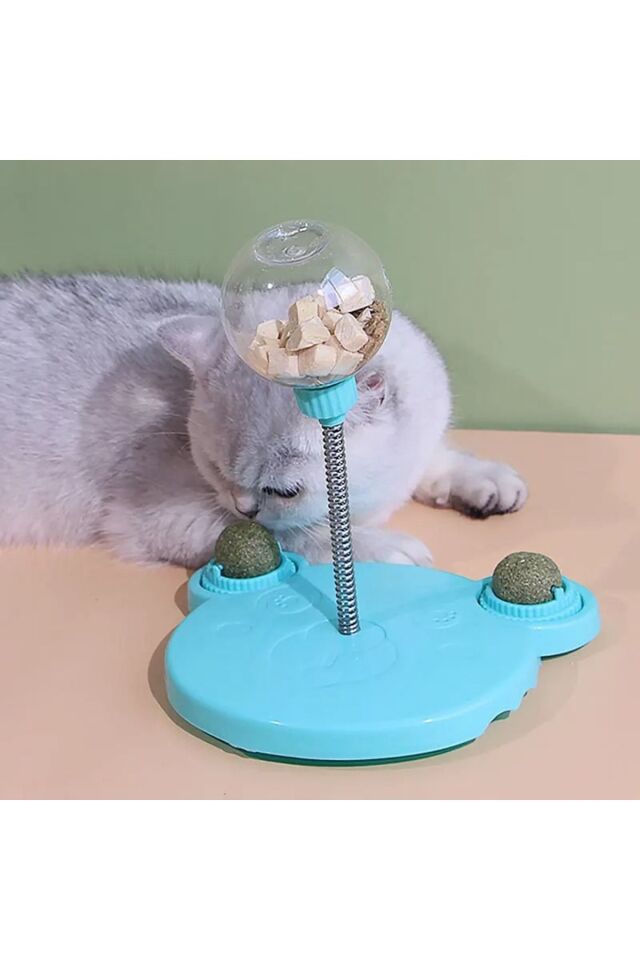 Kedi Köpek Ödül Maması Oyuncağı Catnipli Nane Otlu Kedi Mama Ödül Topu Pet
