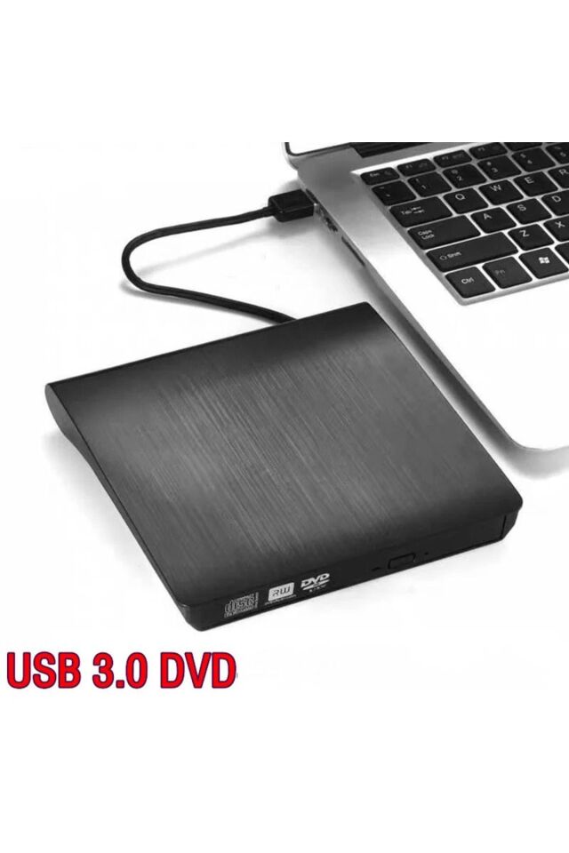 Usb 3.0 Harici Dvdrw Slim External Cd Dvd Yazıcı Okuyucu Ultra Ince Writer
