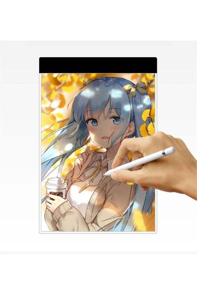 A5 Led Işıklı Çizim Kopyalama Çizim Yansıtma Çizim Tahtası Grafik Tahtası Çizim Tableti