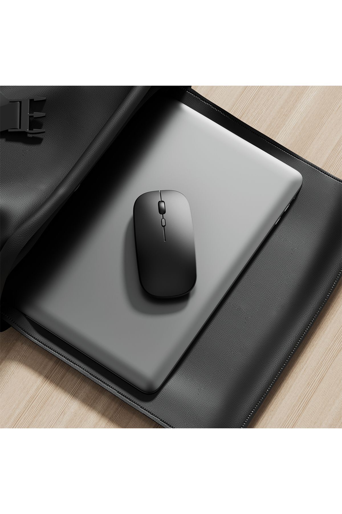 Sessiz Wireless Bluetooth Kablosuz Mouse 800-1600DPI Ergonomik Şarjlı 2.4Ghz Fare