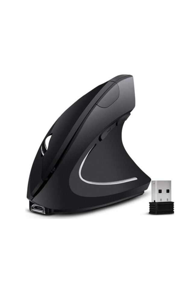 Oyuncu Mouse Bilek Destekli Ergonomik Kablosuz Dikey Mouse Vertical Gamer Mouse Fare