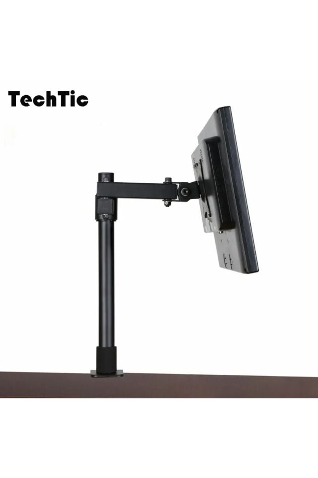 Tek Kol Lcd Led Monitör Tutucu Tv Standı Full Hareketli Çelik Masa Tutucu