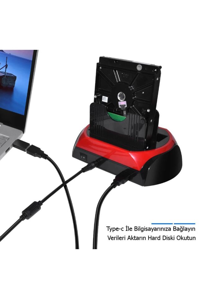 Harici Usb 3.0 Docking Combo Kart Okuyucu 2.5 / 3.5 Ide Sata Hdd Station