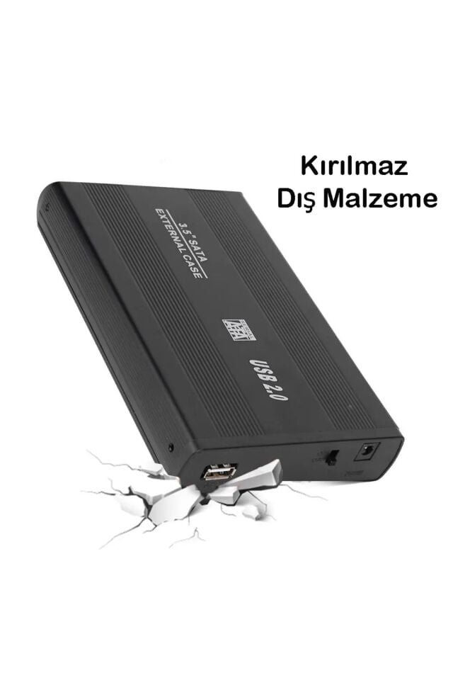 3.5 Inç Usb 2.0 Harddisk HDD Kutusu Alüminyum SSD Sata Harici Hard Disk Kutu
