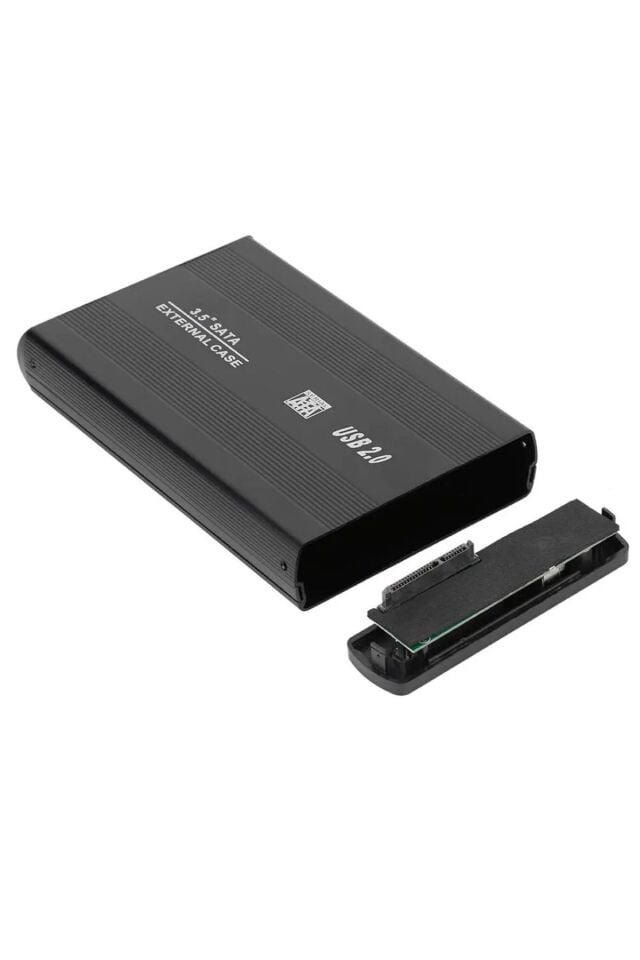 3.5 Inç Usb 2.0 Harddisk HDD Kutusu Alüminyum SSD Sata Harici Hard Disk Kutu