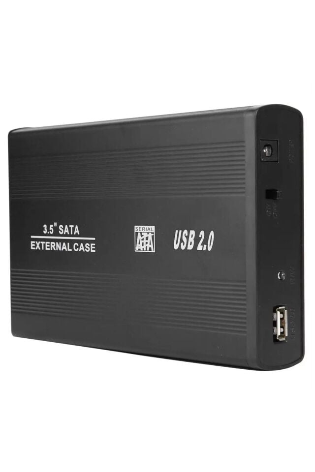 3.5 Inç Usb 2.0 Harddisk HDD Kutusu Alüminyum SSD Sata Harici Hard Disk Kutu