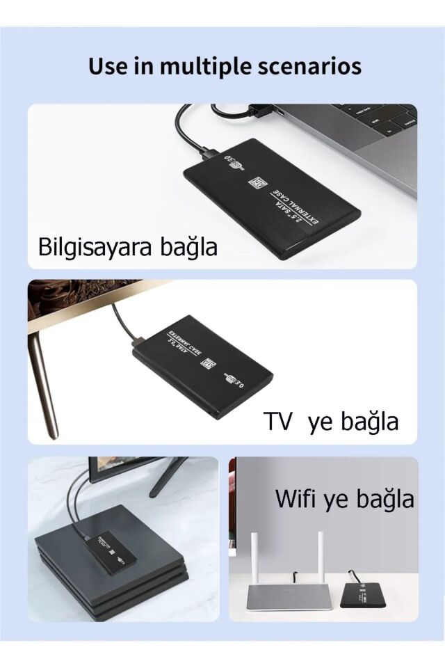 2.5 Inç Usb 3.0 Sata HDD Aluminyum Harddisk Kutusu