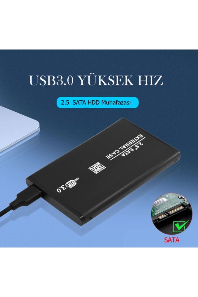 2.5 Inç Usb 3.0 Sata HDD Aluminyum Harddisk Kutusu