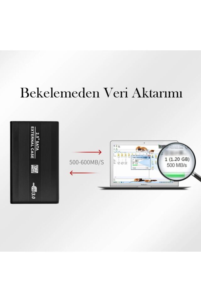 2.5 Inç Usb 3.0 Sata HDD Aluminyum Harddisk Kutusu
