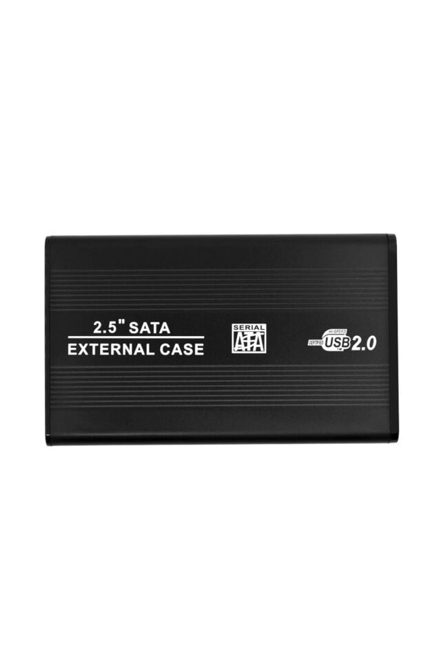 2.5 Inç Usb 2.0 Sata Harici HDD  Uyumlu  Harddisk Kutusu SSD Alüminyum Metal Disk