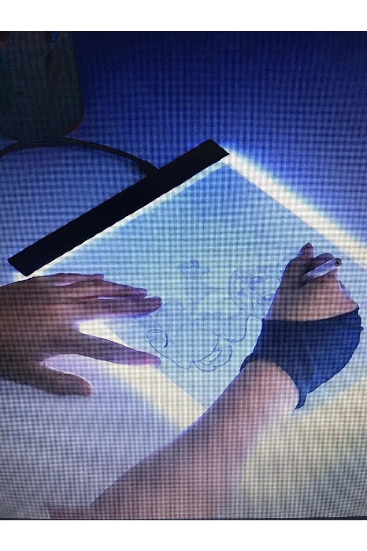 (A5)led Işıklı Çizim Tableti Animasyon Portre Kopyalama Panosu Dijital Grafik Pedi