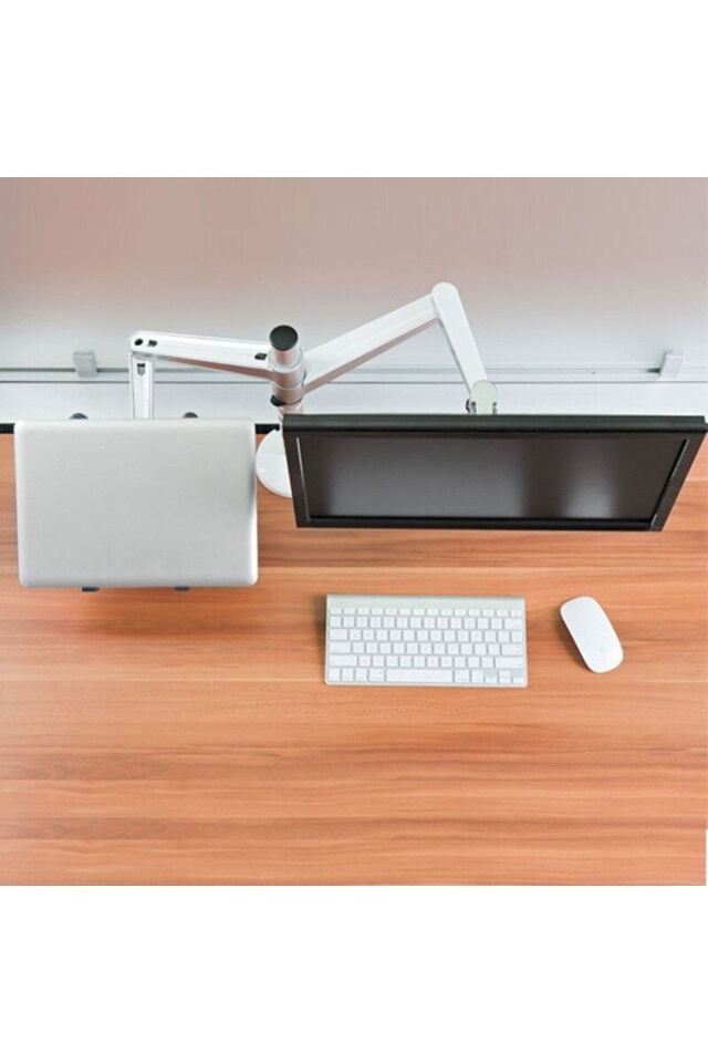 Ergonomik Alüminyum Notebook Laptop Stand Ve Vesa Monitör Tutucu