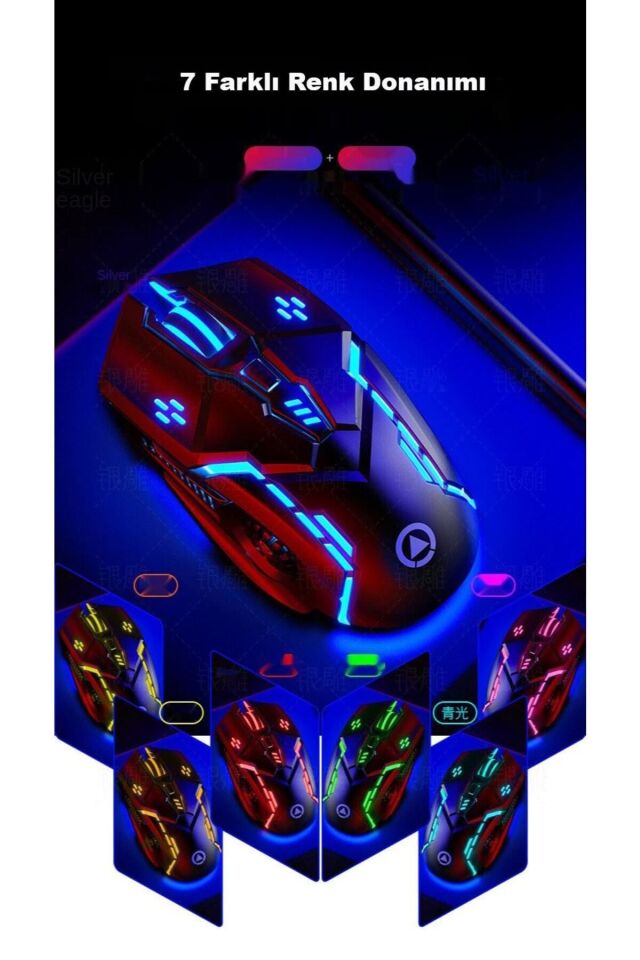 G5 Mekanik E-spor Pubg Rgb Oyun Gaming Mouse Fare