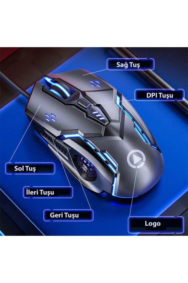 G5 Mekanik E-spor Pubg Rgb Oyun Gaming Mouse Fare
