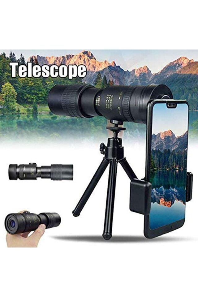 Süper Telefoto Dürbün Zoom Monoküler Teleskop Taşınabilir