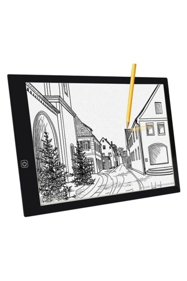 A4 Led Ultra Ince Animasyon, Çizgi Film, Portre, Dövme Grafik Çizim Tableti