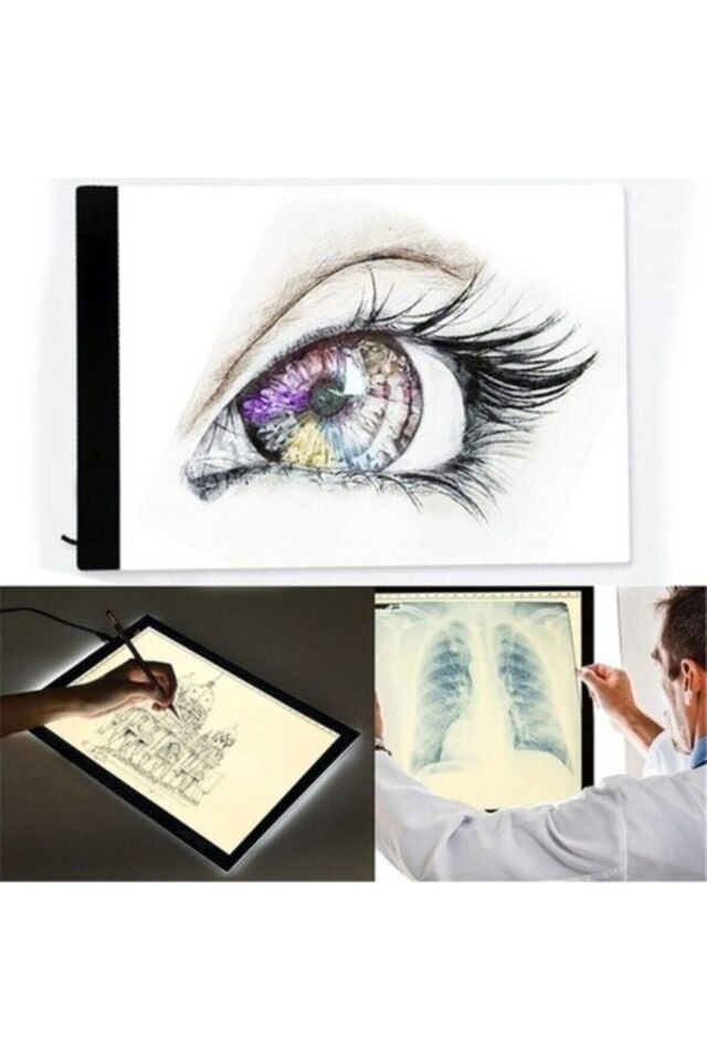 A4 Led Ultra Ince Animasyon, Çizgi Film, Portre, Dövme Grafik Çizim Tableti
